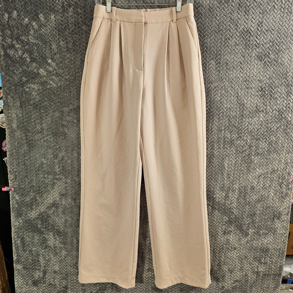 Abercrombie & Fitch Cream Wide Leg Pants